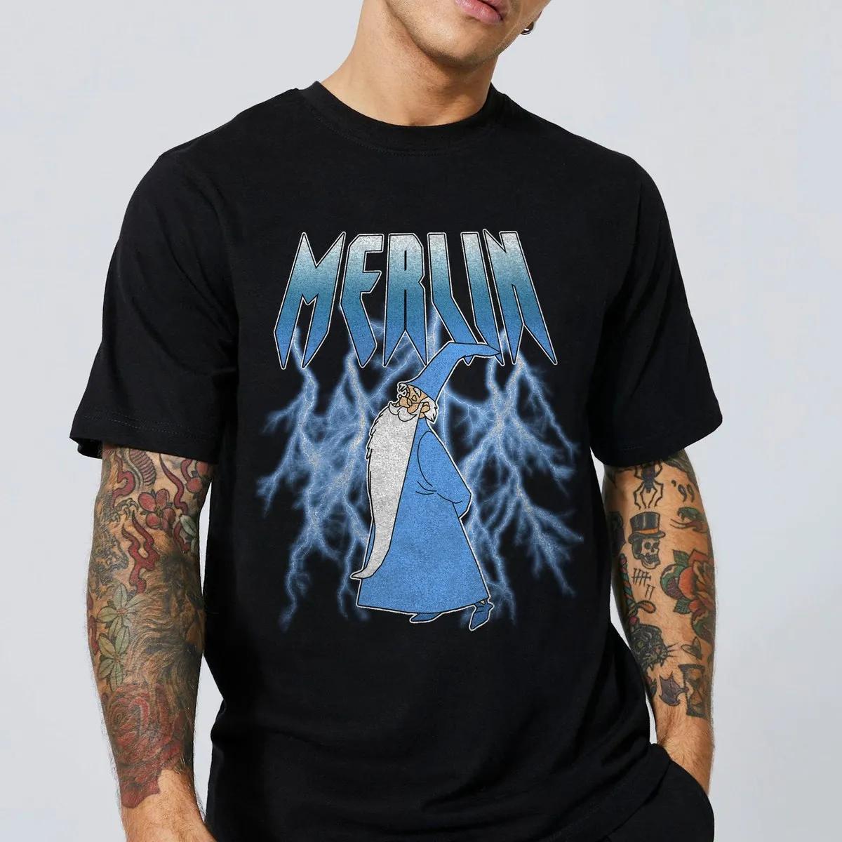 Merlin The Sword In The Stone Metal Rock Shirt 5