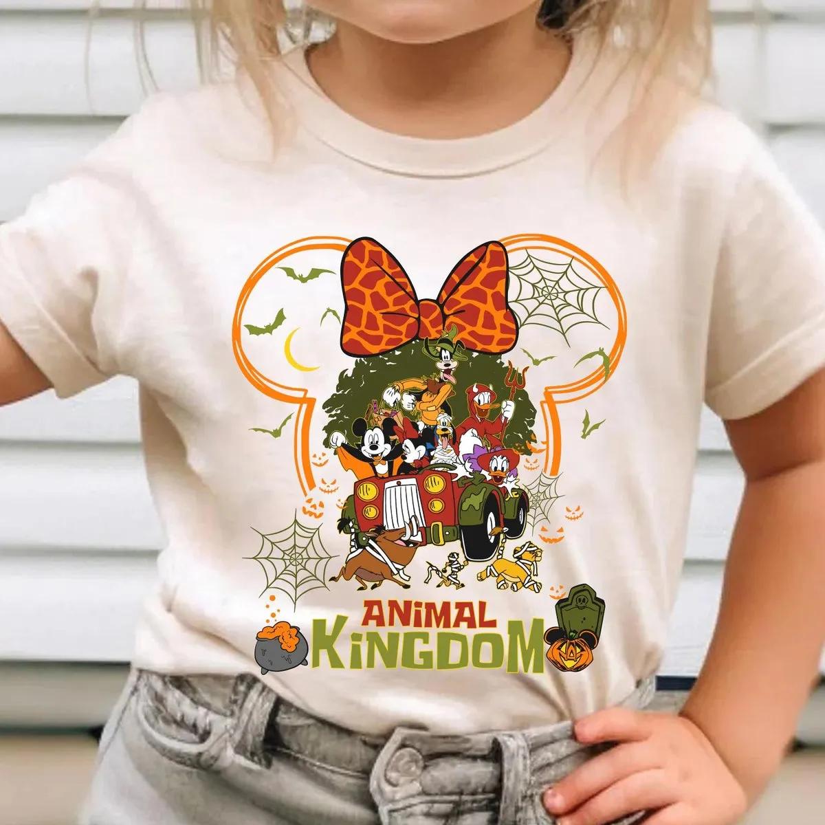 Mickey And Friends Animal Kingdom Halloween Matching Shirt 1