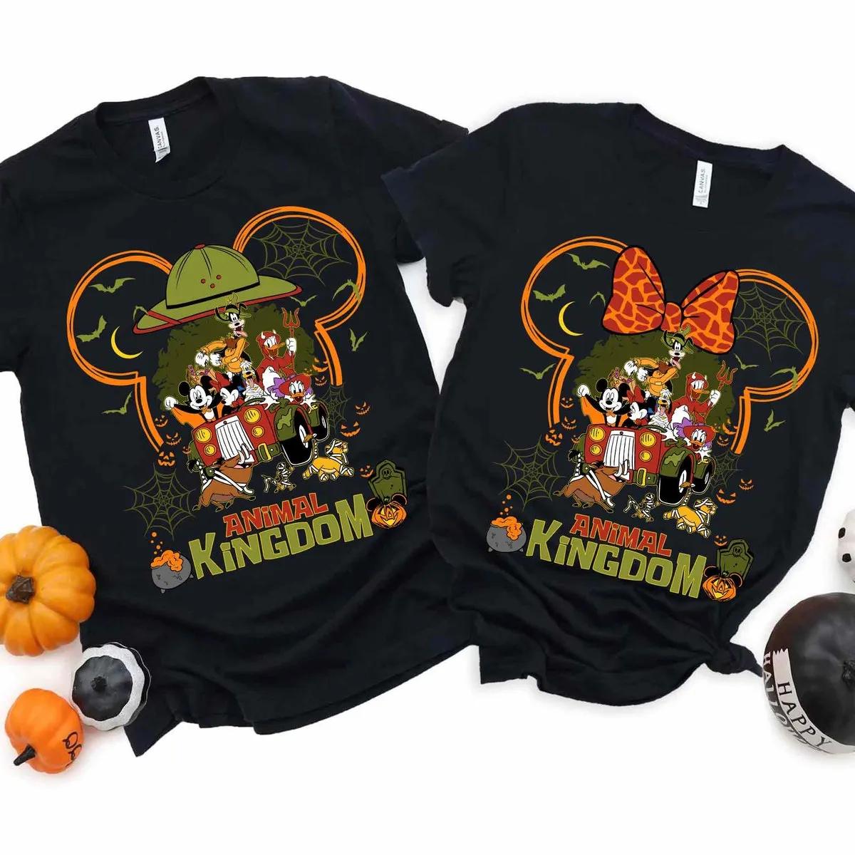 Mickey And Friends Animal Kingdom Halloween Matching Shirt 2