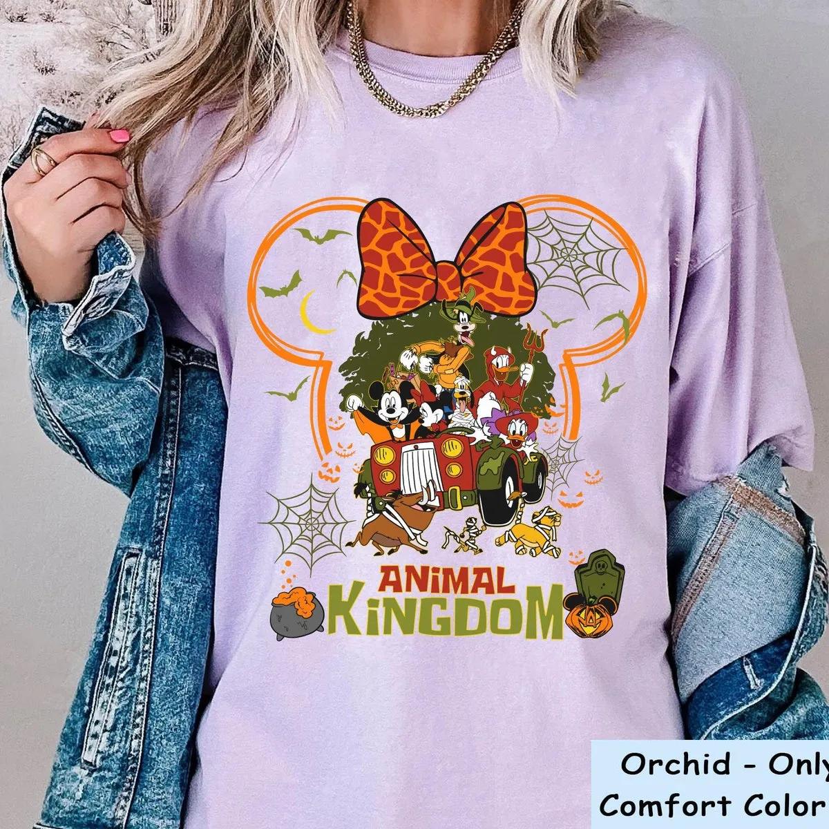 Mickey And Friends Animal Kingdom Halloween Matching Shirt 6