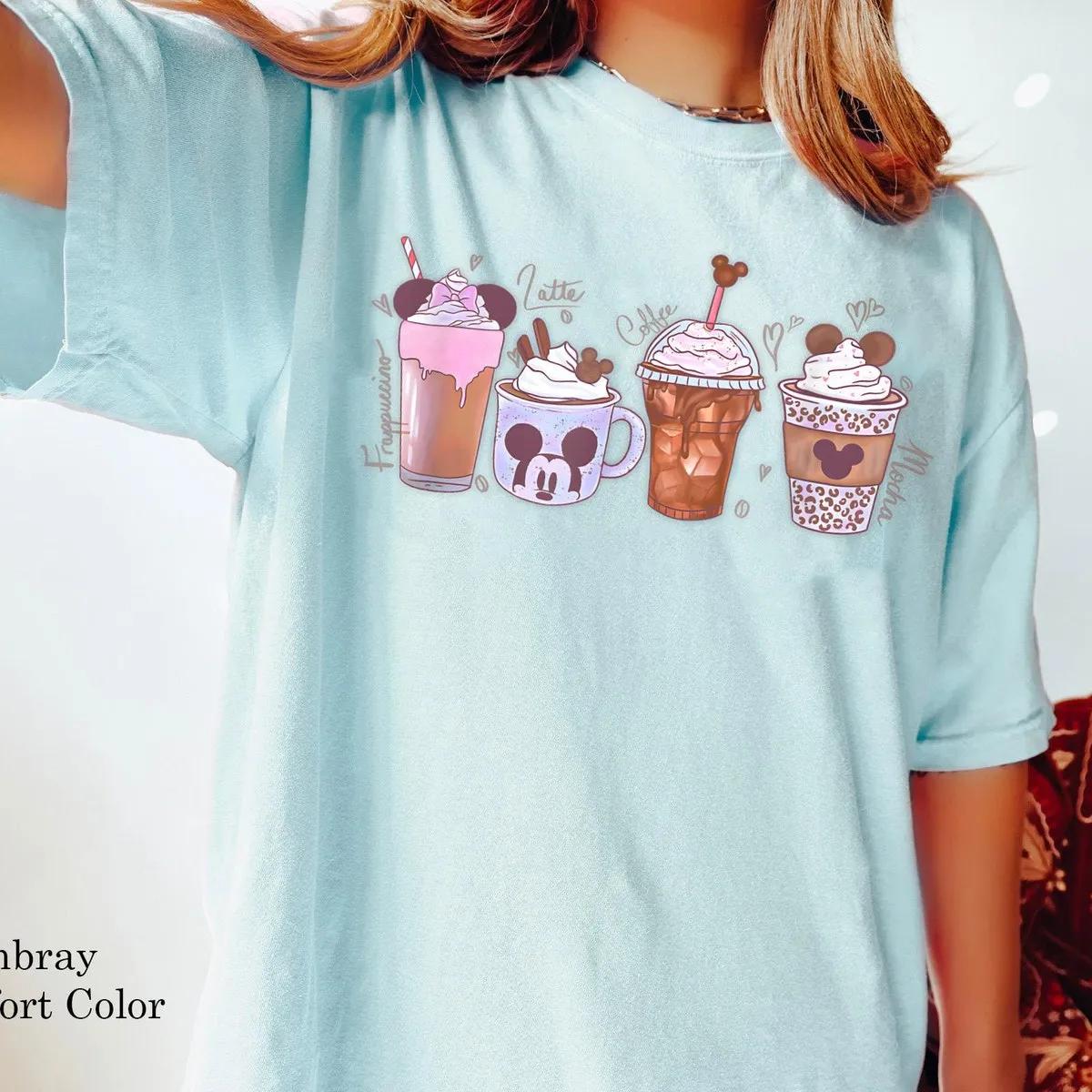 Mickey And Friends Coffee Vibes Frozen Treats Logo Shirt 3