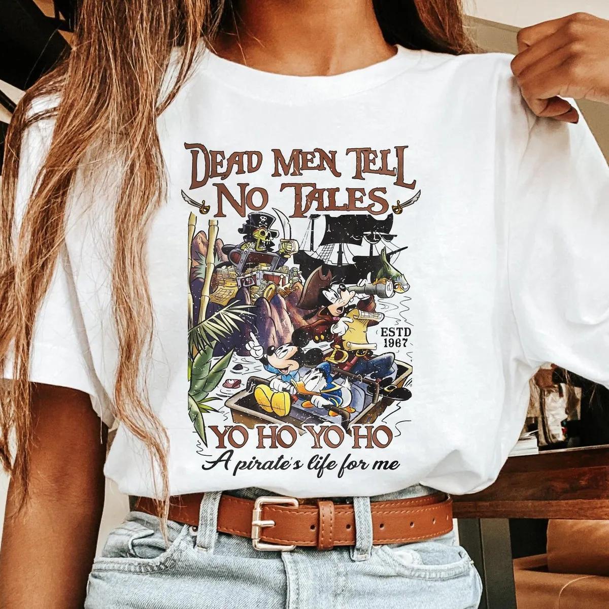 Mickey And Friends Dead Men Tell No Tales Est 1967 Shirt 1