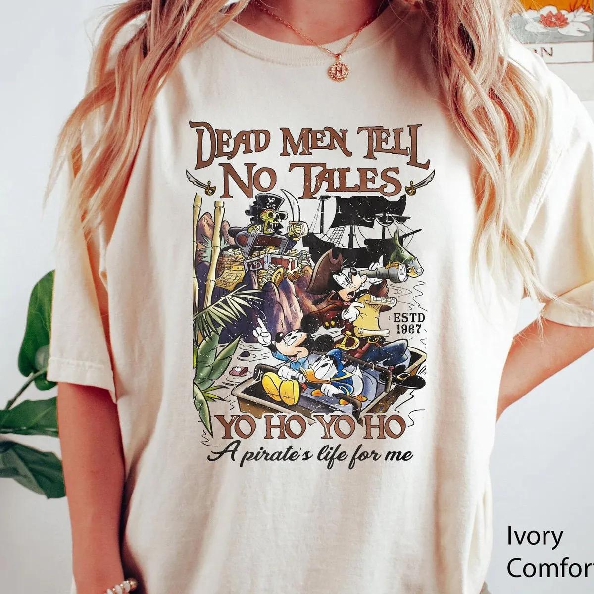 Mickey And Friends Dead Men Tell No Tales Est 1967 Shirt 2