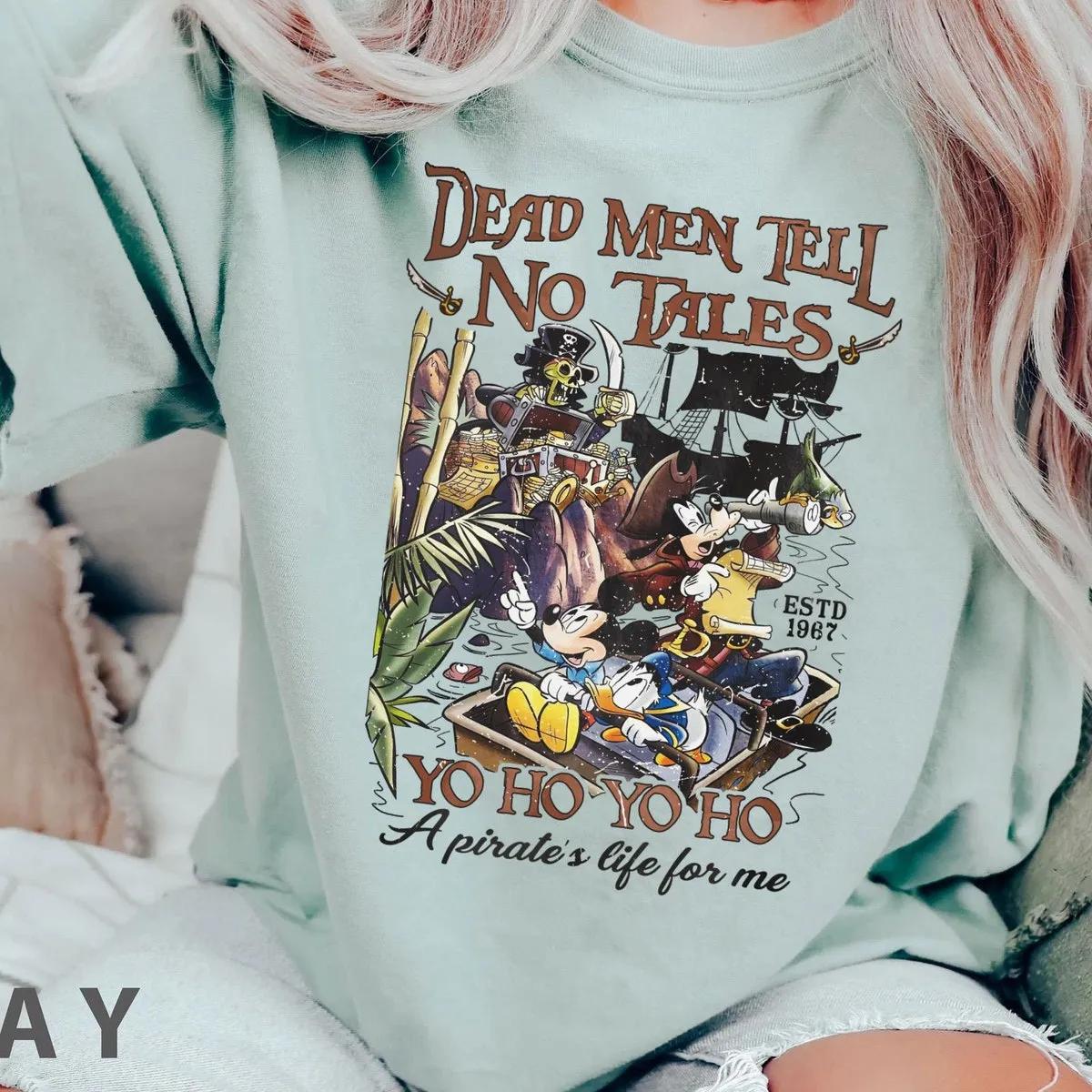 Mickey And Friends Dead Men Tell No Tales Est 1967 Shirt 3