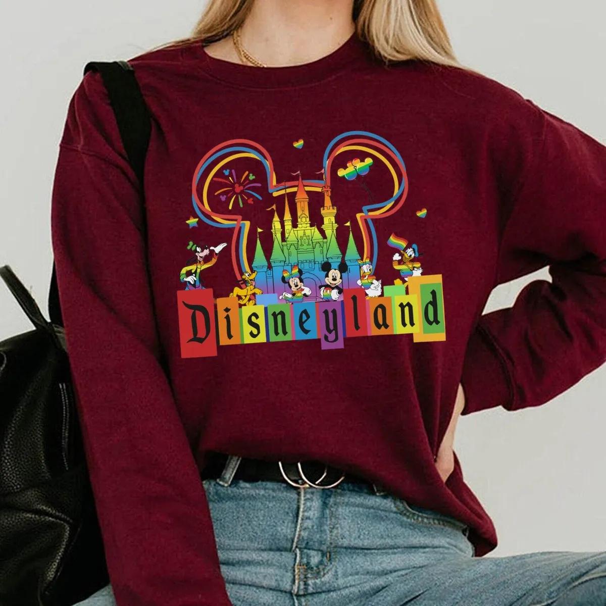 Mickey And Friends Disneyland Pride Nite Shirt 4