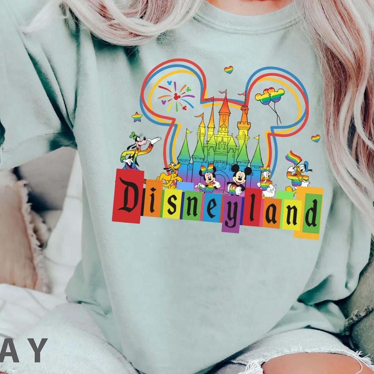 Mickey And Friends Disneyland Pride Nite Shirt 5