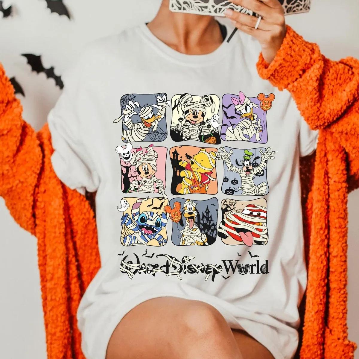 Mickey And Friends Halloween Mummy Costume Shirt 2