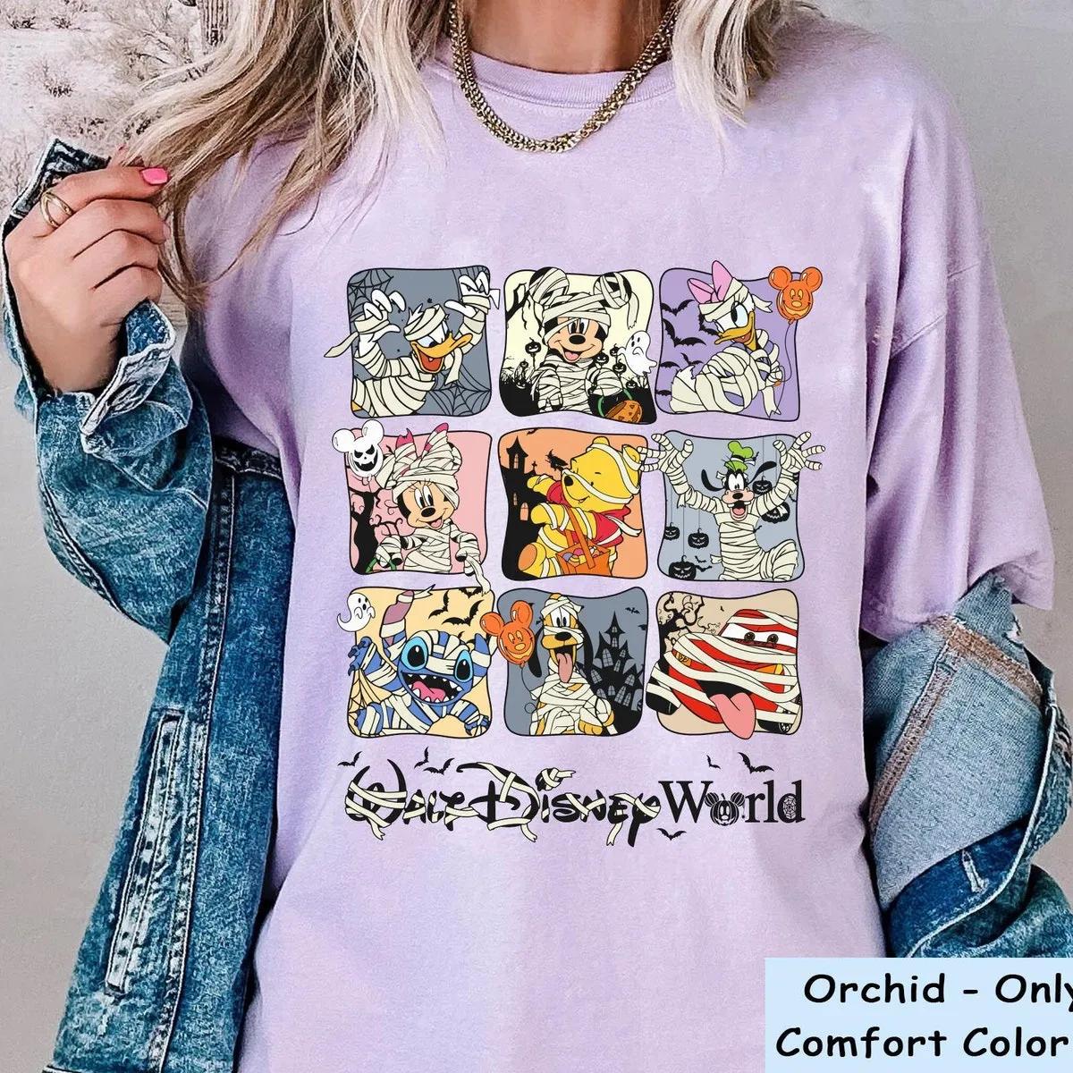 Mickey And Friends Halloween Mummy Costume Shirt 5