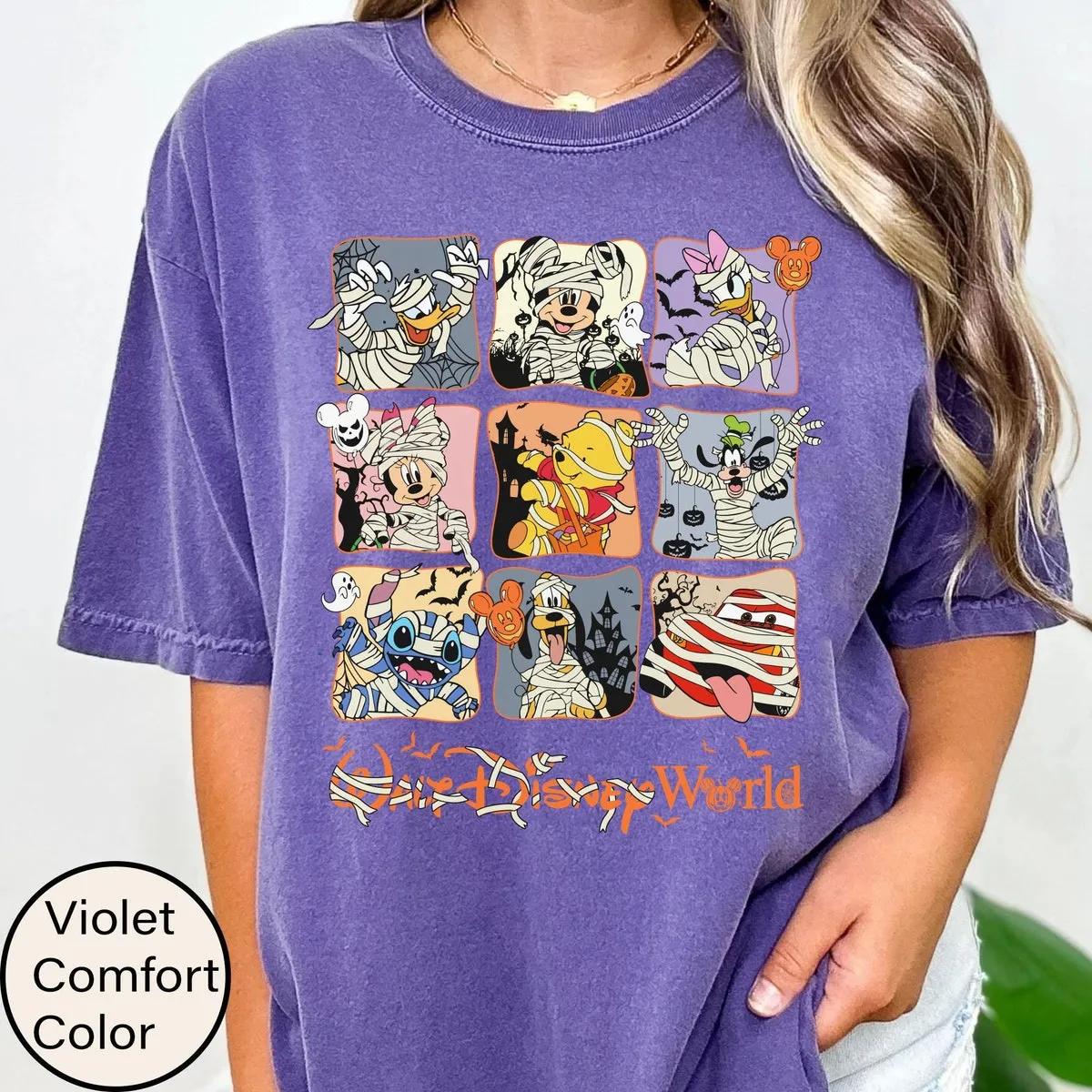 Mickey And Friends Halloween Mummy Costume Shirt 6