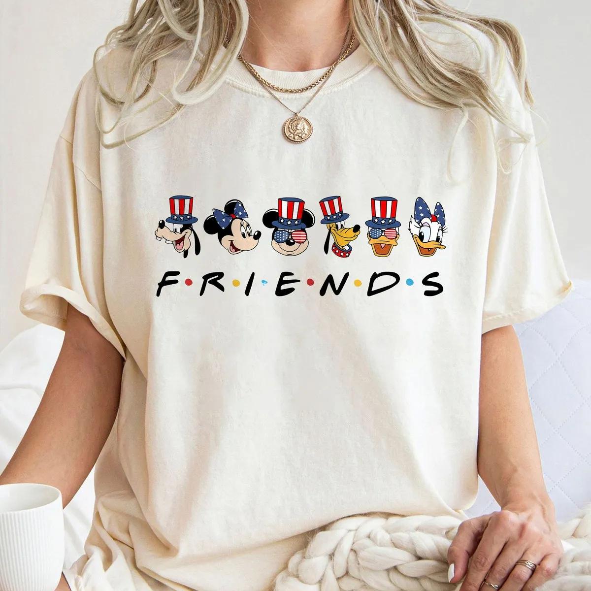 Mickey And Friends Happy Independence Day USA Flag Shirt 1