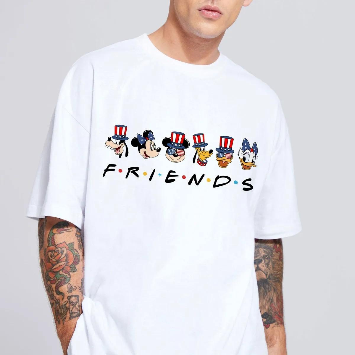 Mickey And Friends Happy Independence Day USA Flag Shirt 3