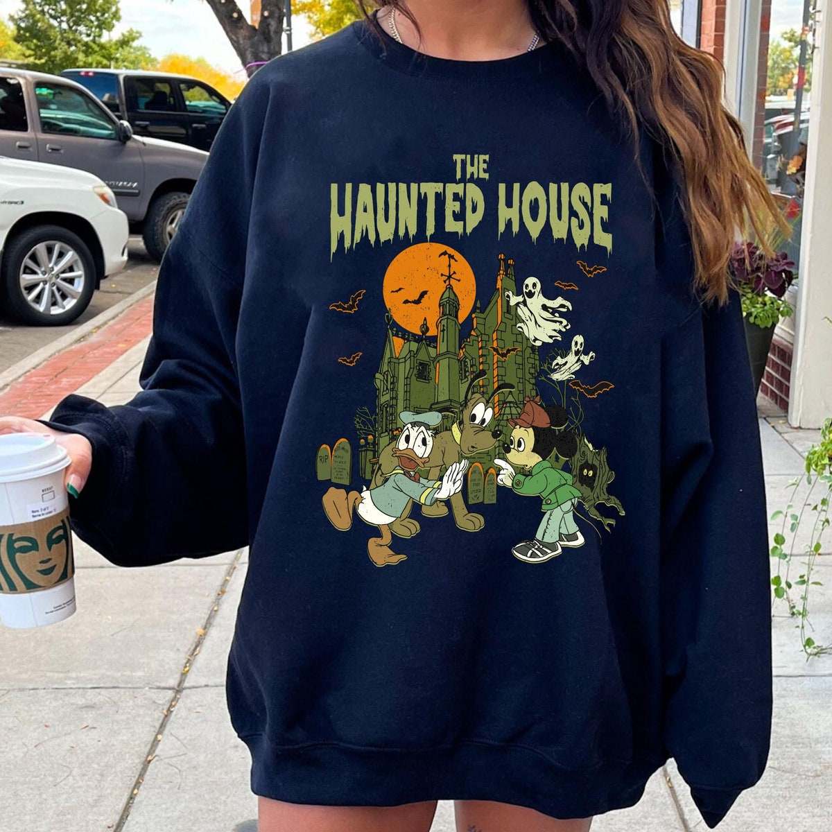 Mickey And Friends The Haunted House Halloween Shirt 1