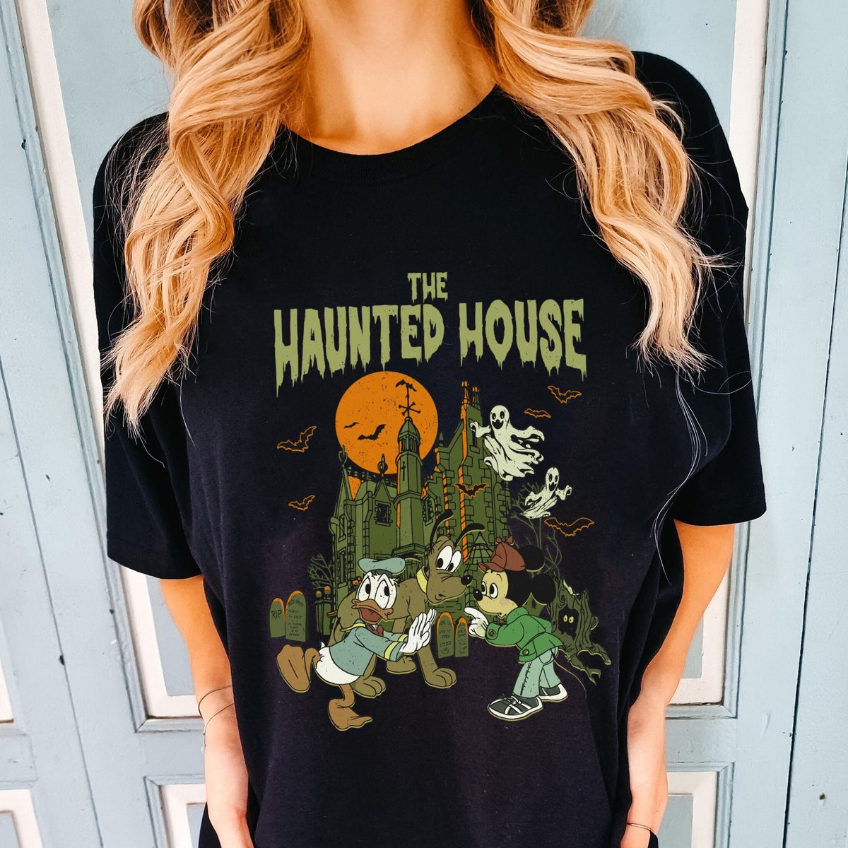 Mickey And Friends The Haunted House Halloween Shirt 3