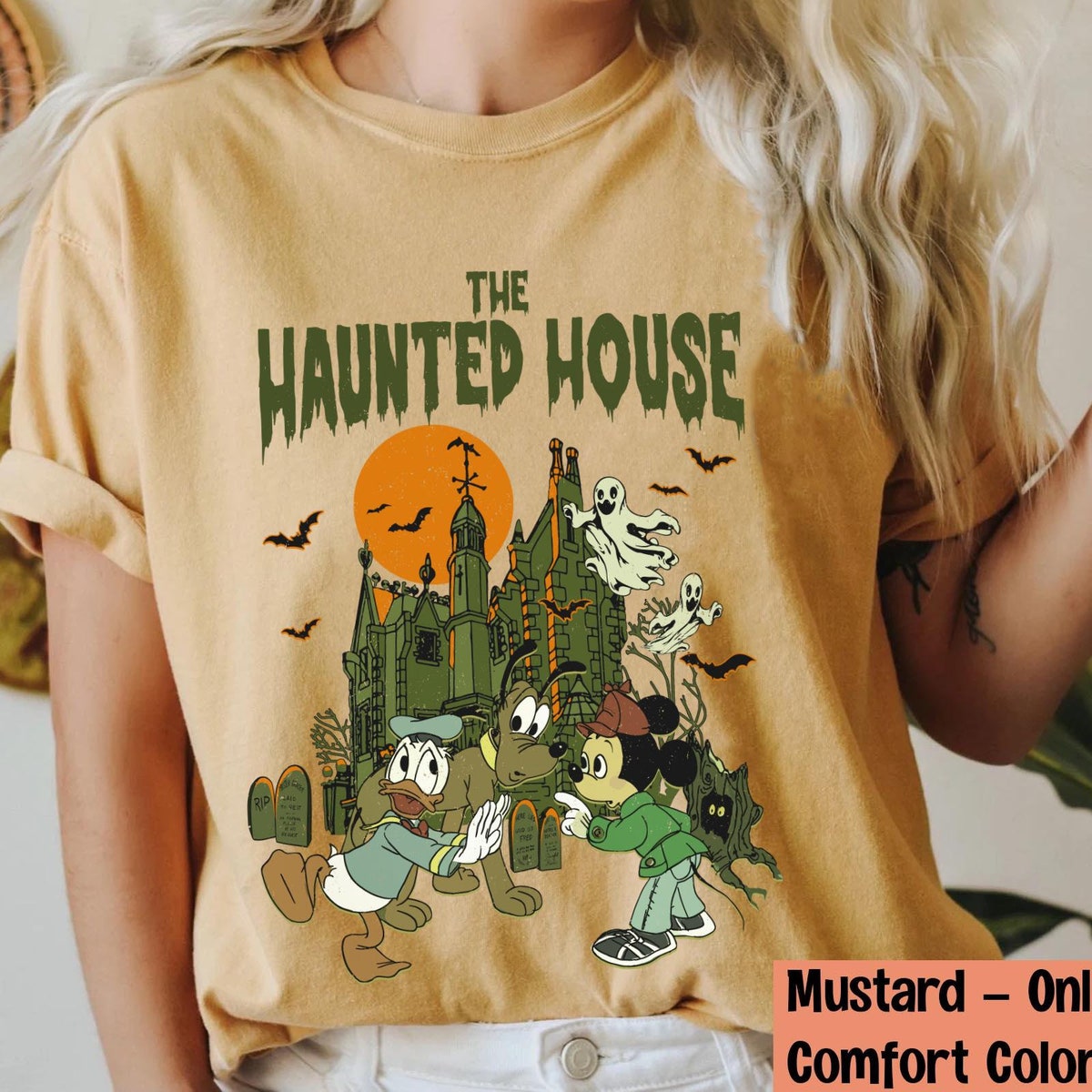 Mickey And Friends The Haunted House Halloween Shirt 4