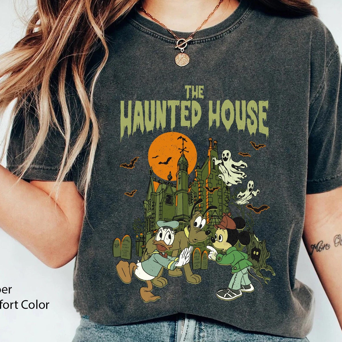 Mickey And Friends The Haunted House Halloween Shirt 5