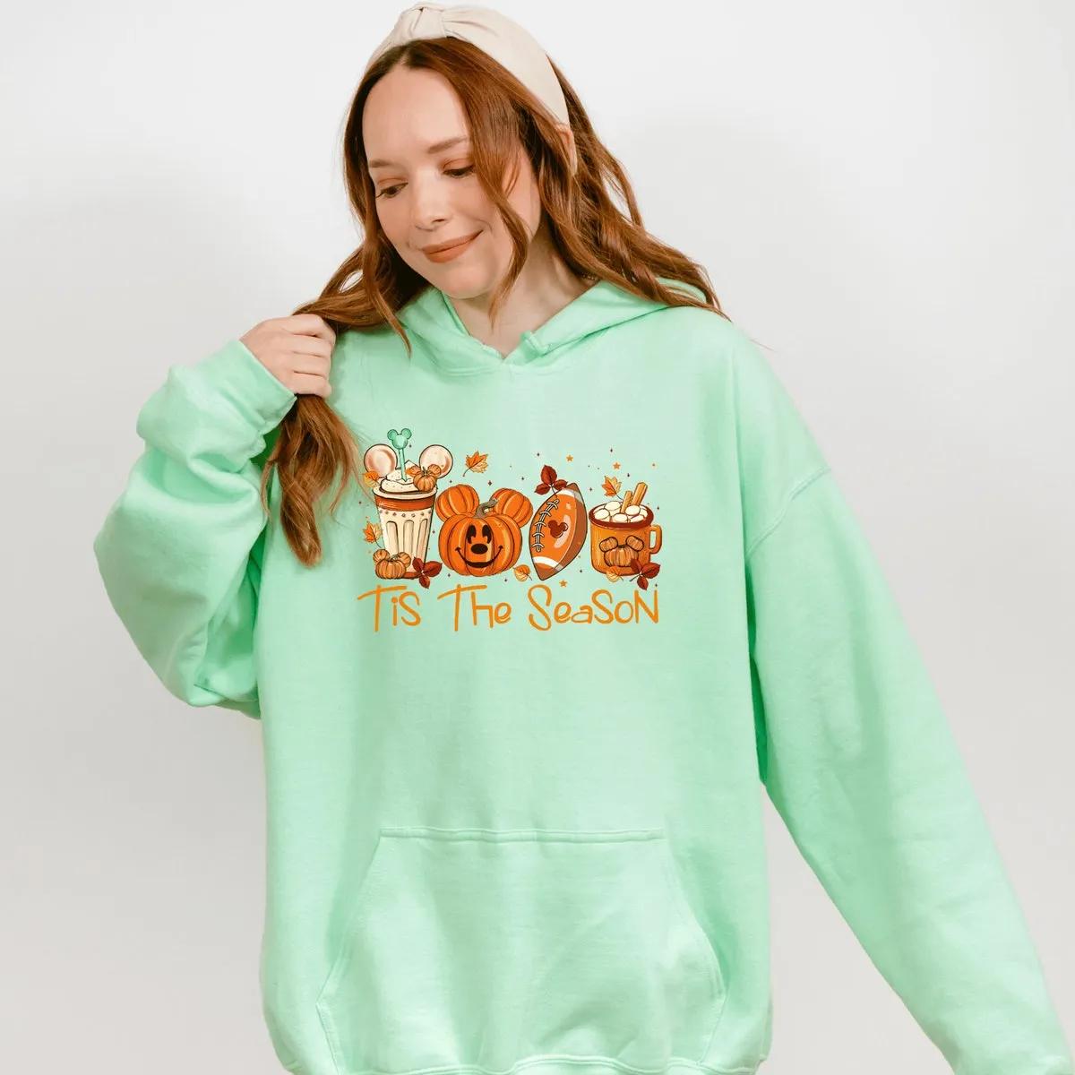 Mickey Ears Disney Halloween Coffee Tis The Season Shirt 6