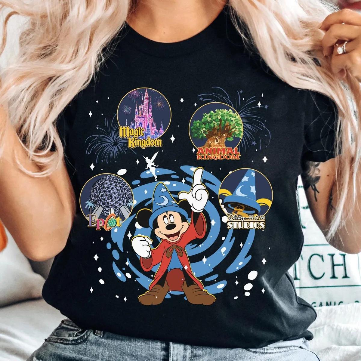 Mickey Fantasia Sorcerer Shirt Animal Kingdom Epcot Shirt 1