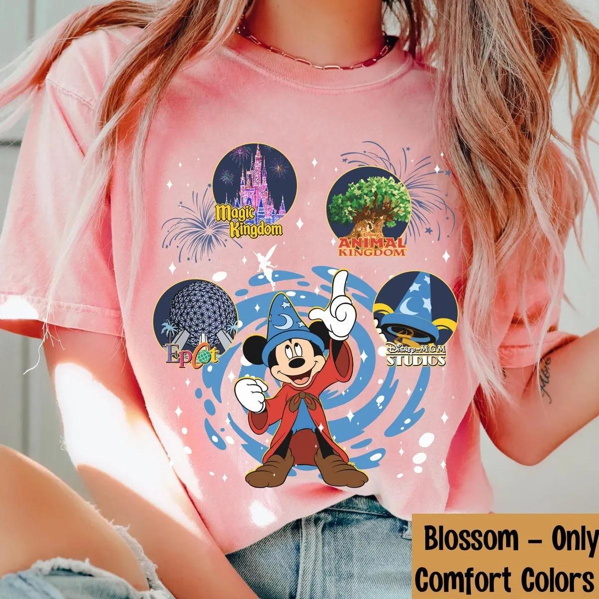 Mickey Fantasia Sorcerer Shirt Animal Kingdom Epcot Shirt 3