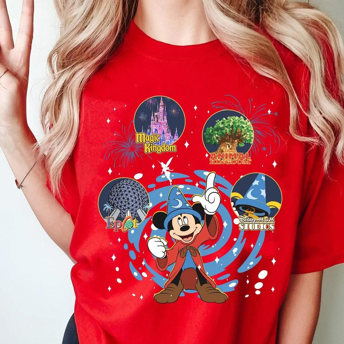 Mickey Fantasia Sorcerer Shirt Animal Kingdom Epcot Shirt 6