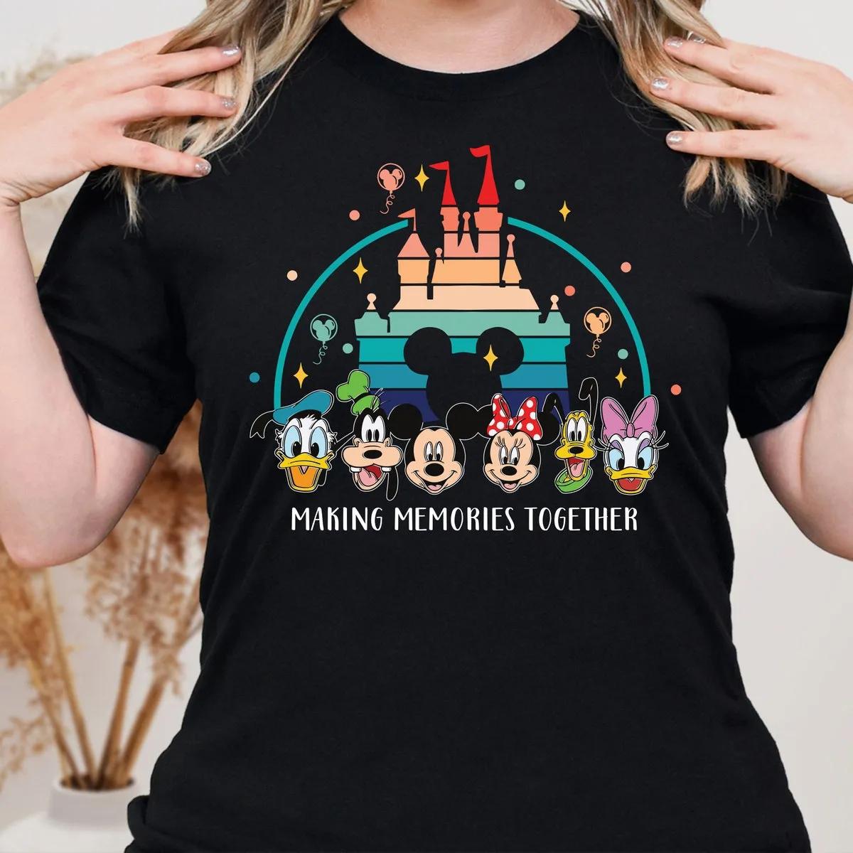 Mickey Friends Castle Shirt Disney Making Memories Together Tee 1 1