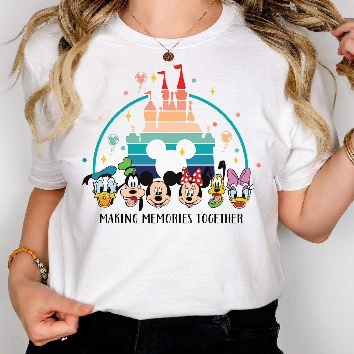 Mickey Friends Castle Shirt Disney Making Memories Together Tee 2 1