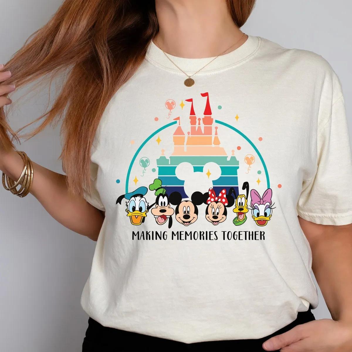 Mickey Friends Castle Shirt Disney Making Memories Together Tee 3 1