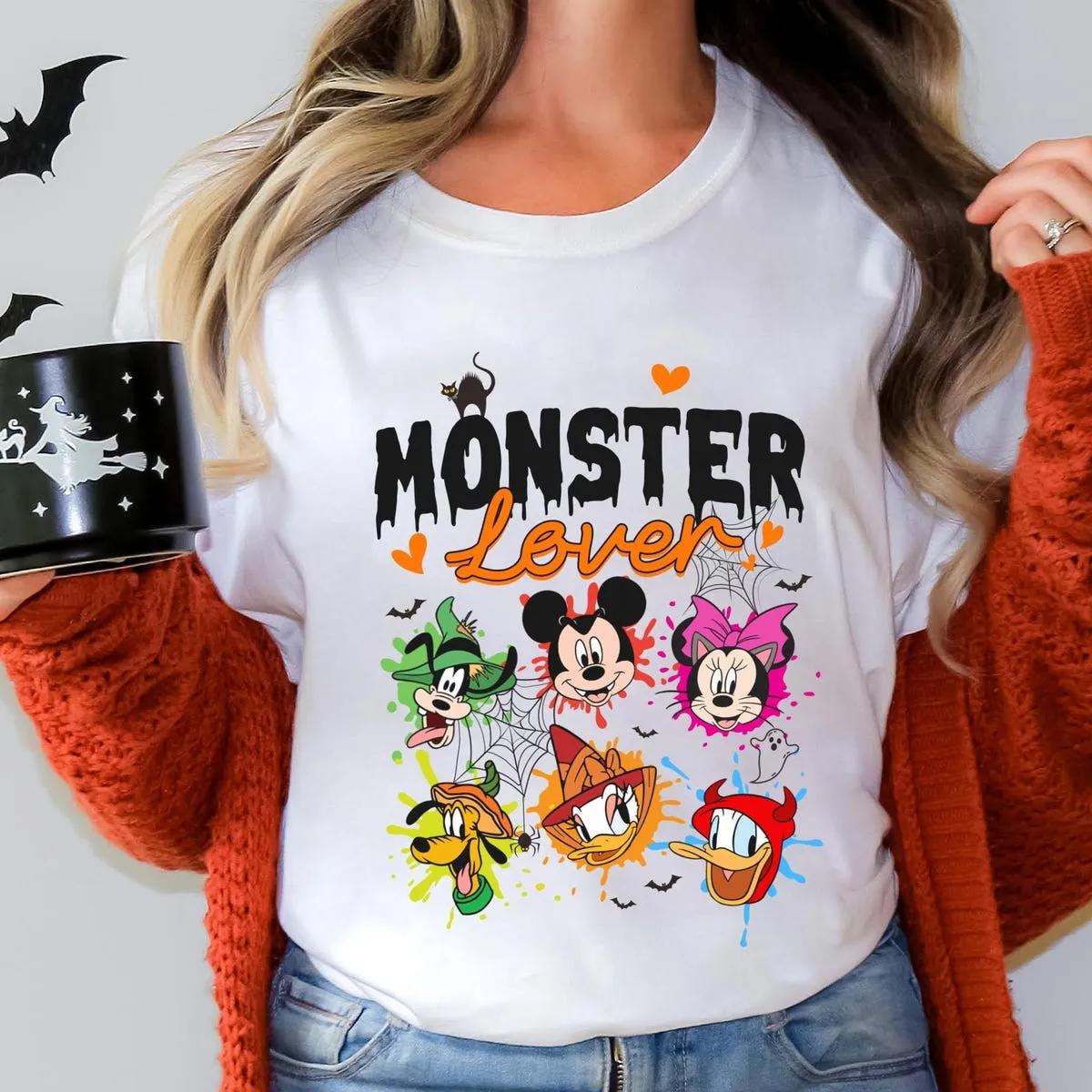 Mickey Friends Halloween Monster Lover Disney Shirt 1 1