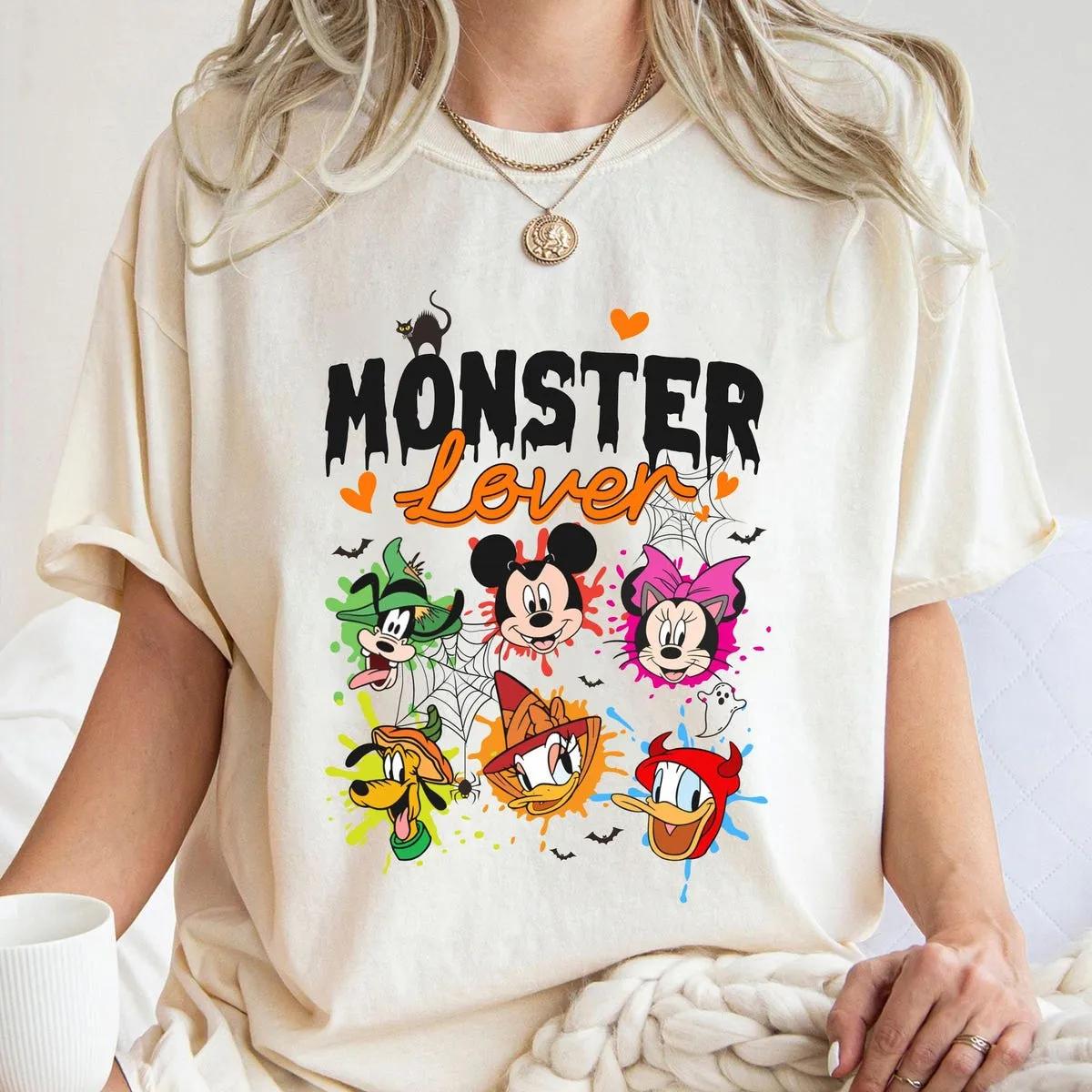 Mickey Friends Halloween Monster Lover Disney Shirt 3 1