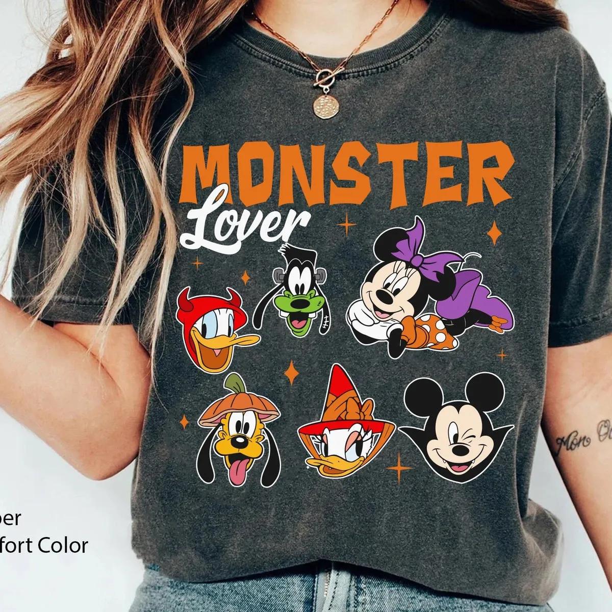 Mickey Friends Halloween Monster Lover Halloween Shirt 1