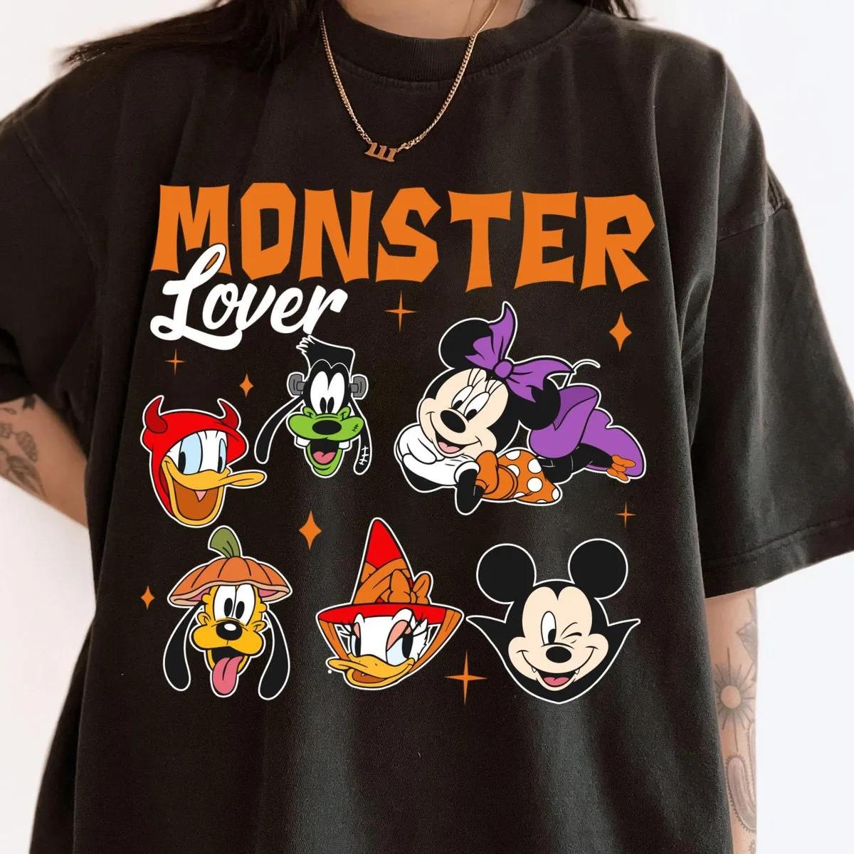 Mickey Friends Halloween Monster Lover Halloween Shirt 3