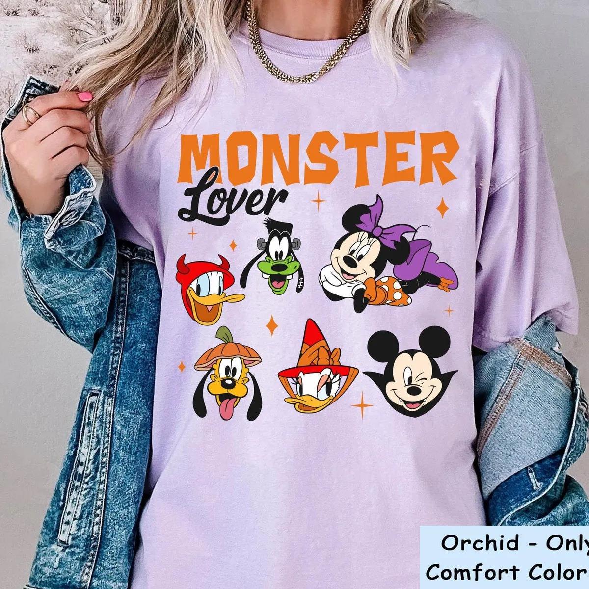 Mickey Friends Halloween Monster Lover Halloween Shirt 6