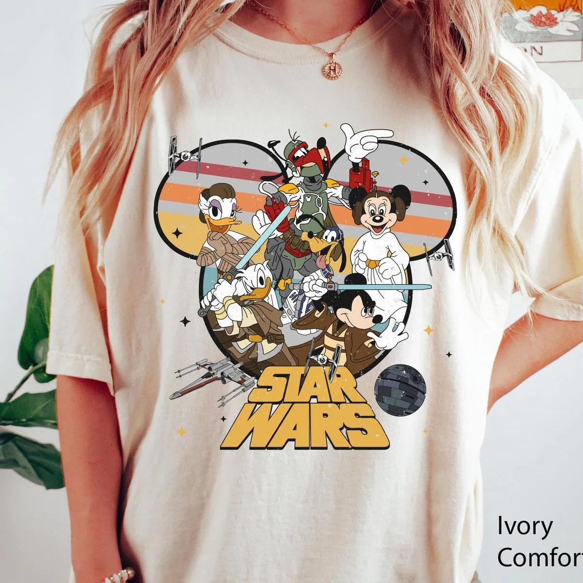 Mickey Friends May The Force Be With You Shirt 1