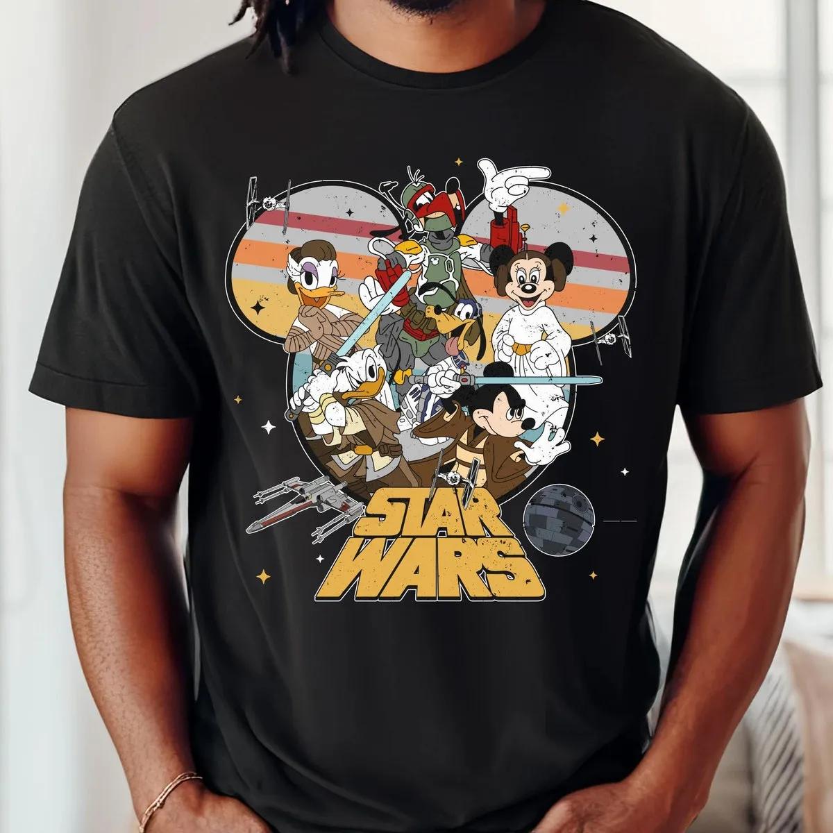 Mickey Friends May The Force Be With You Shirt 2