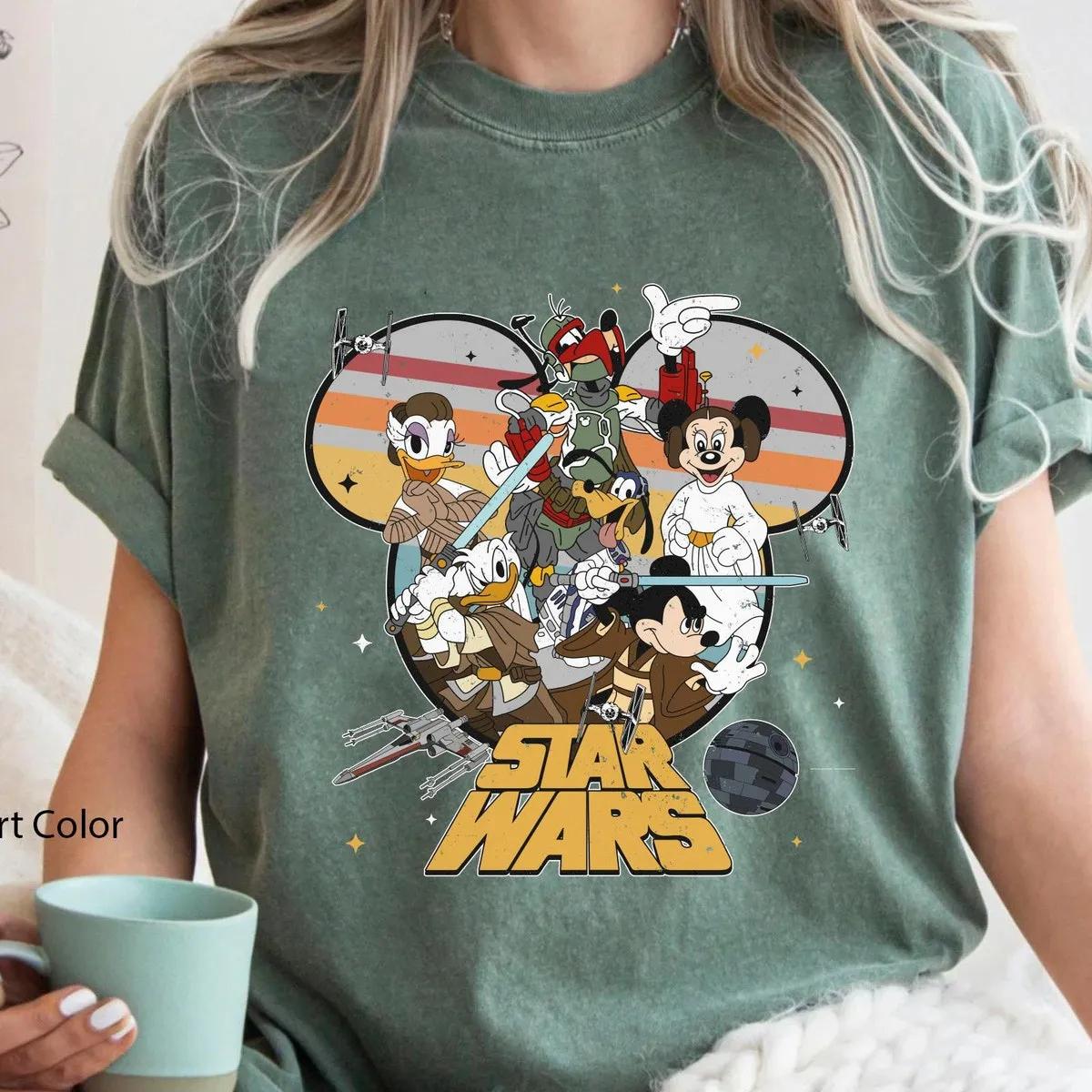 Mickey Friends May The Force Be With You Shirt 3