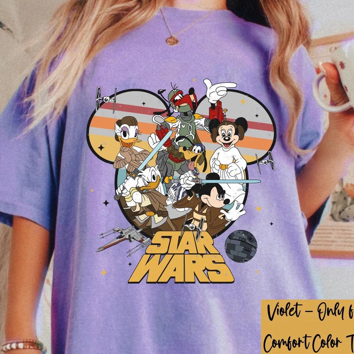 Mickey Friends May The Force Be With You Shirt 5