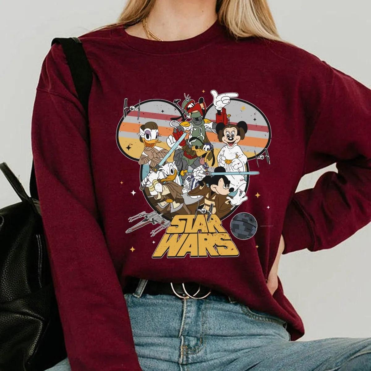 Mickey Friends May The Force Be With You Shirt 6