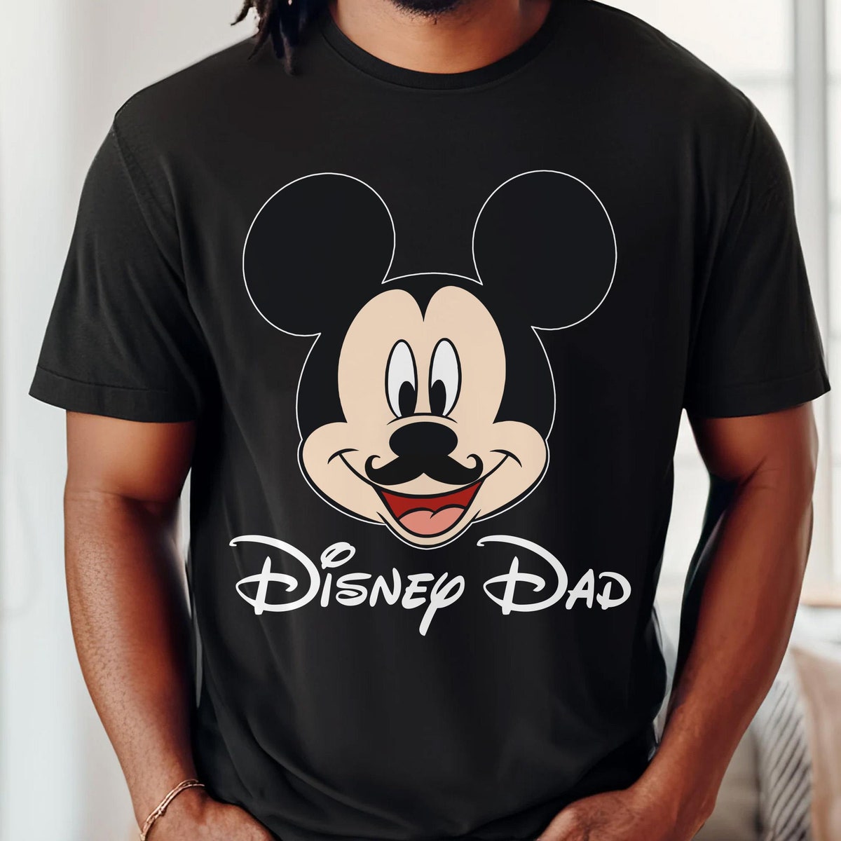 Mickey Goofy Stitch Custom Dad Shirt 1