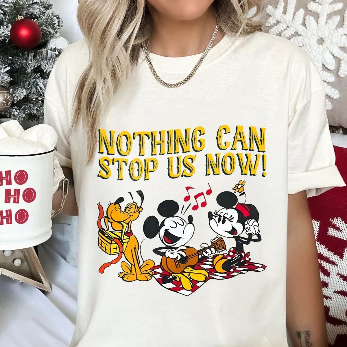 Mickey Minnie And Pluto Camping Nothing Can Stop Us Now Shirt 2 1