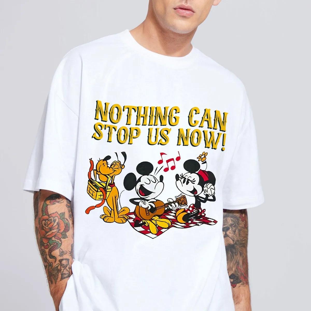 Mickey Minnie And Pluto Camping Nothing Can Stop Us Now Shirt 3 1