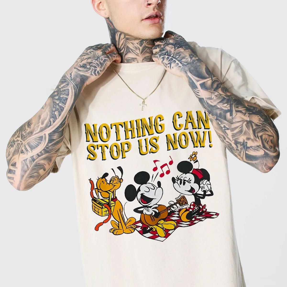 Mickey Minnie And Pluto Camping Nothing Can Stop Us Now Shirt 5 1