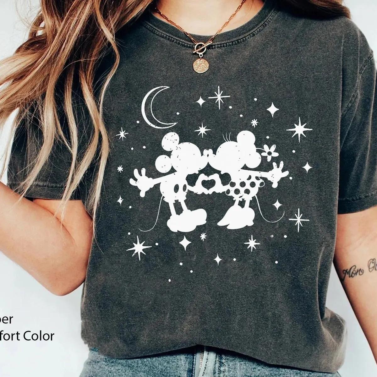 Mickey Minnie Mouse Missy Under The Stars Graphic Shirt 1