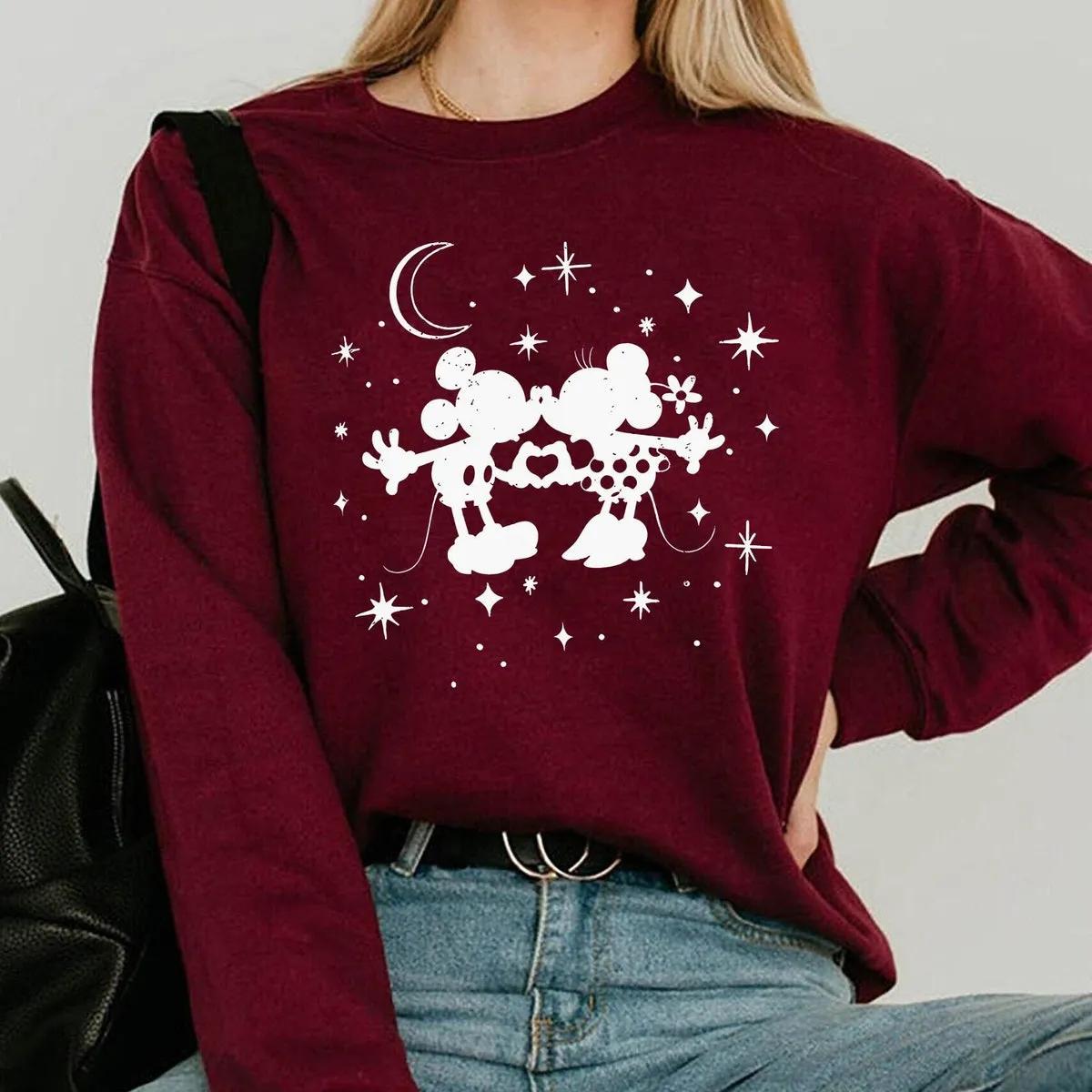 Mickey Minnie Mouse Missy Under The Stars Graphic Shirt 3