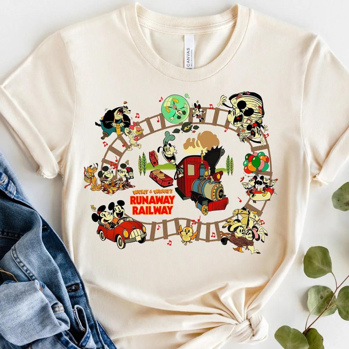 Mickey Minnie Runaway Railway Shirt 1