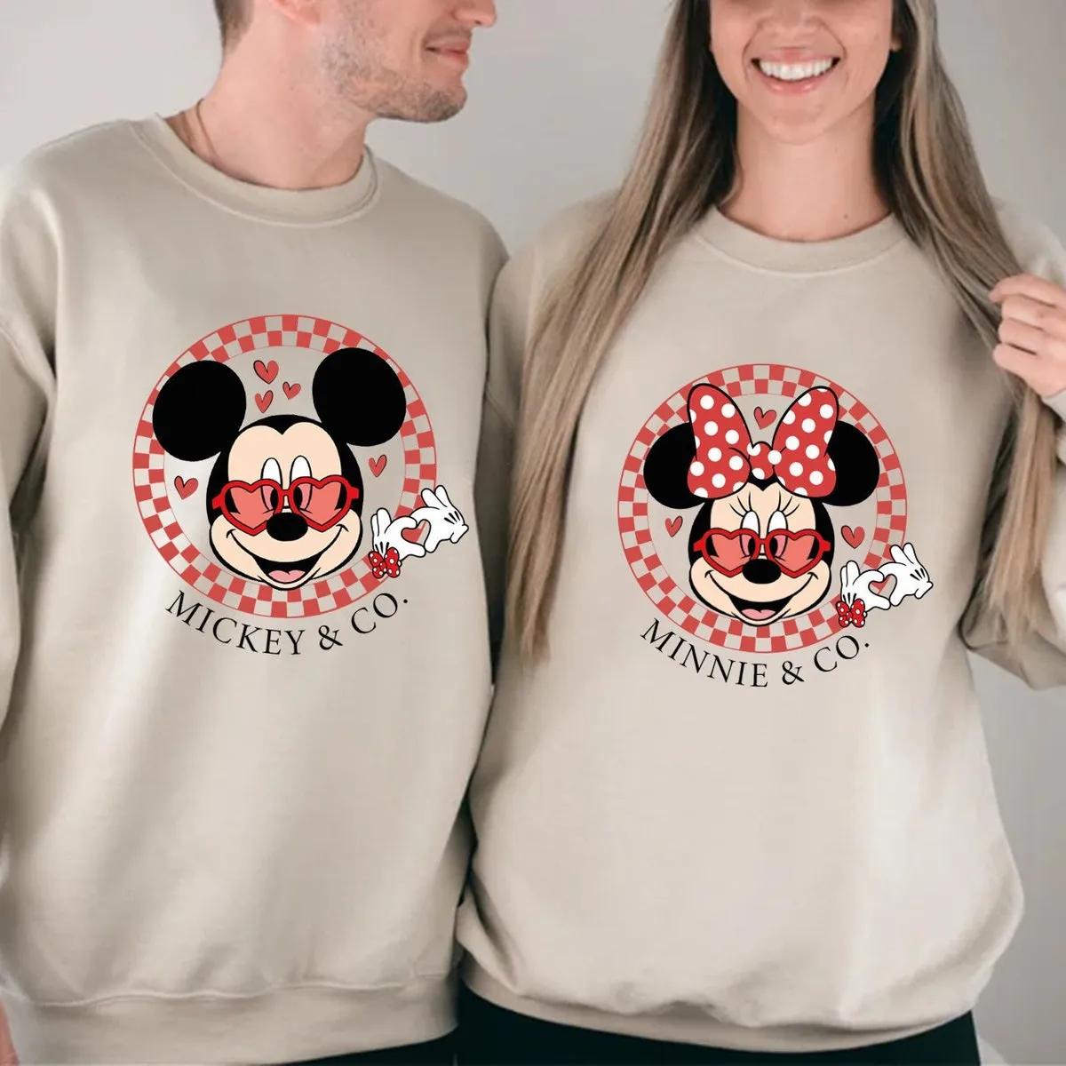 Mickey Minnie Valentine Disney Shirt 1 1