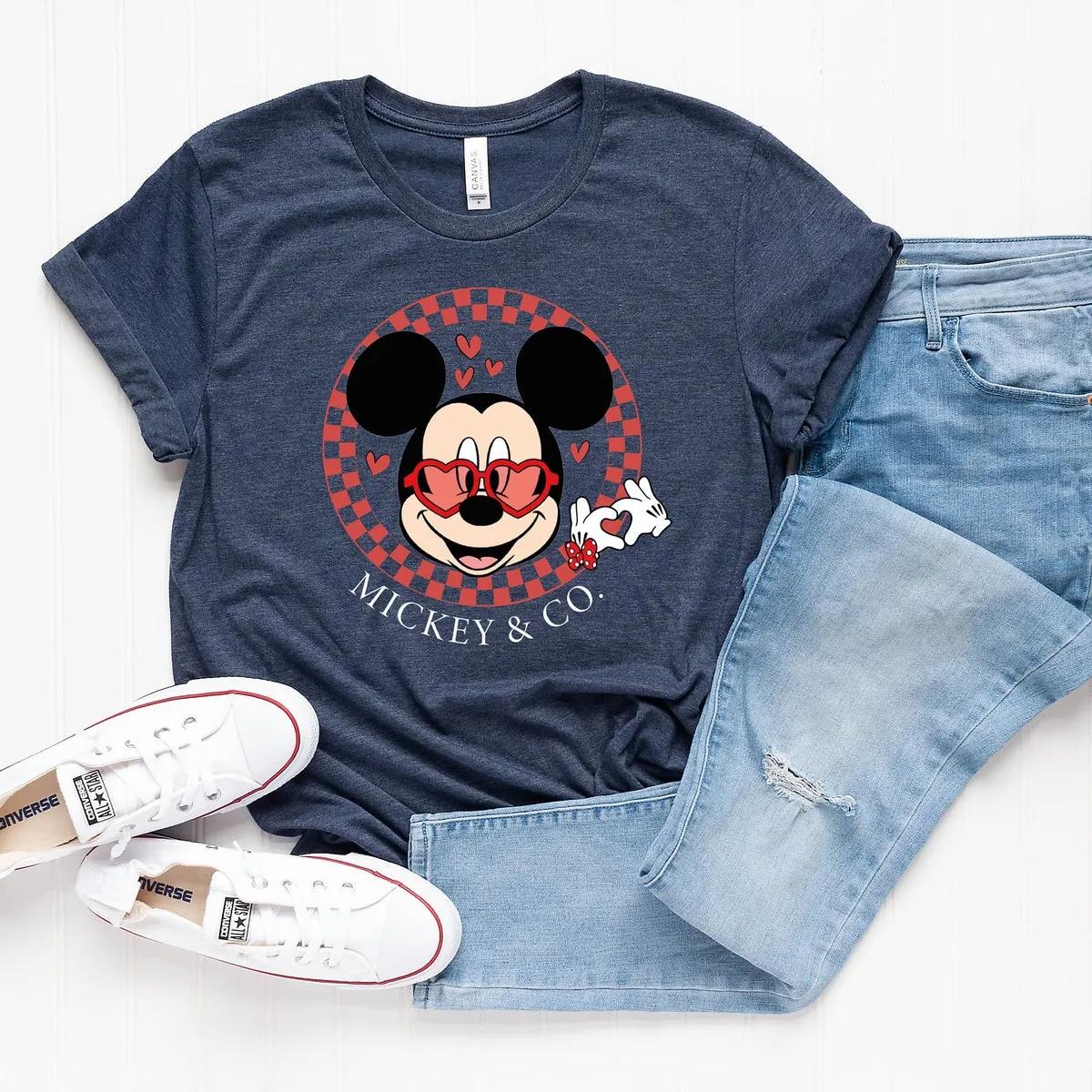 Mickey Minnie Valentine Disney Shirt 4 1