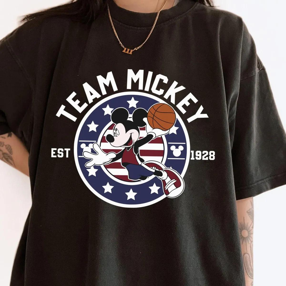 Mickey Mouse Basketball Team Est 1928 Shirt 4