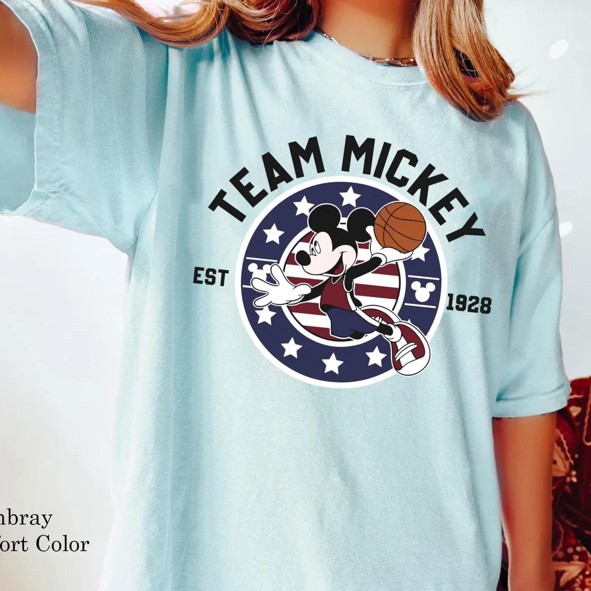 Mickey Mouse Basketball Team Est 1928 Shirt 5