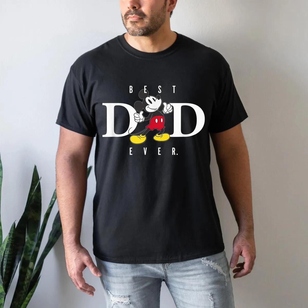 Mickey Mouse Best Dad Ever Thumbs Up Disney Shirt 2 1