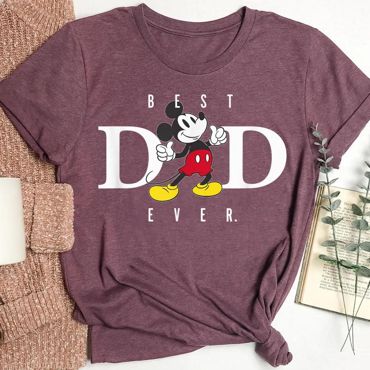 Mickey Mouse Best Dad Ever Thumbs Up Disney Shirt 3 1