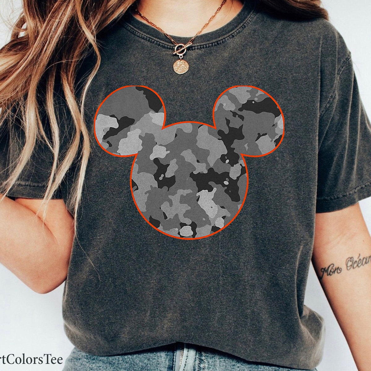 Mickey Mouse Camouflage Shirt 2 1